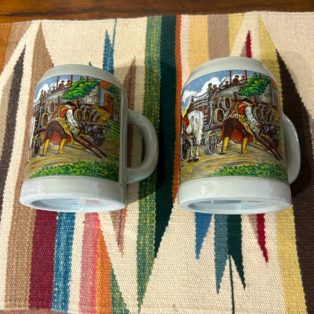 Pair of West German mugs
